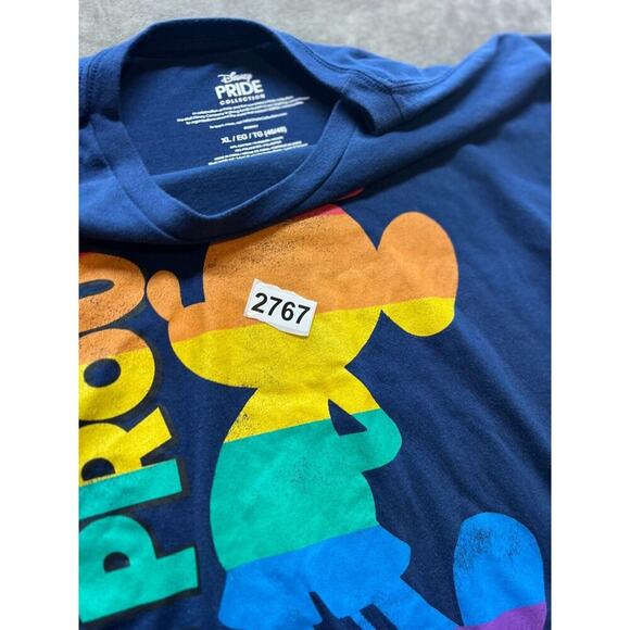 Celebrate‎ Pride! Men's Disney Mickey Mouse T Shirt “Be Proud” XL (46-48) - Picture 3 of 3